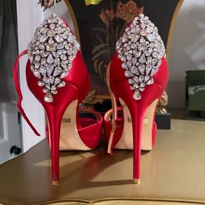Badgley Mischka Red Sandals